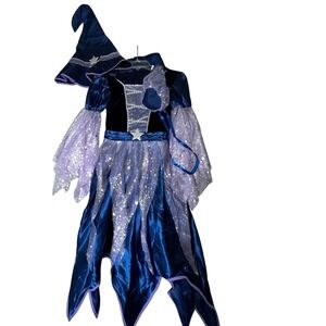 Fairytale Witch Costume‎ Dress with Hat Halloween Cosplay - Party Outfit